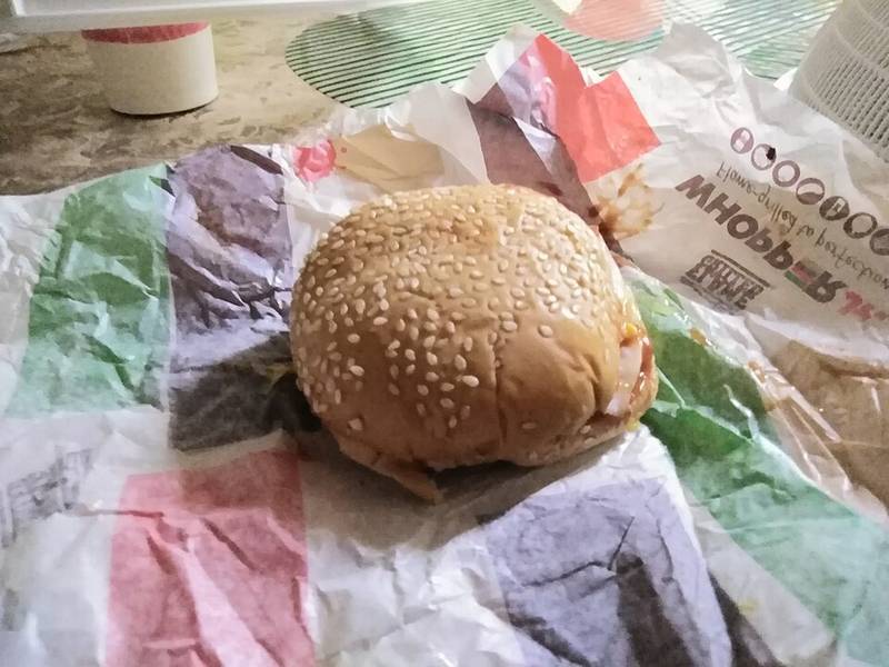 Burger King Whopper Jr., 1 sandwich