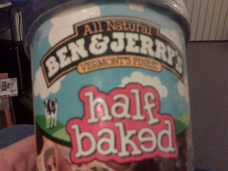 Ben & Jerry's Half Baked (2/3 cup)