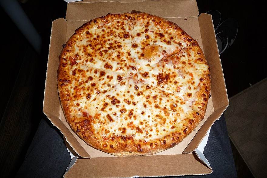 Domino's Cheese Pizza (1 slice, 14" hand-tossed)